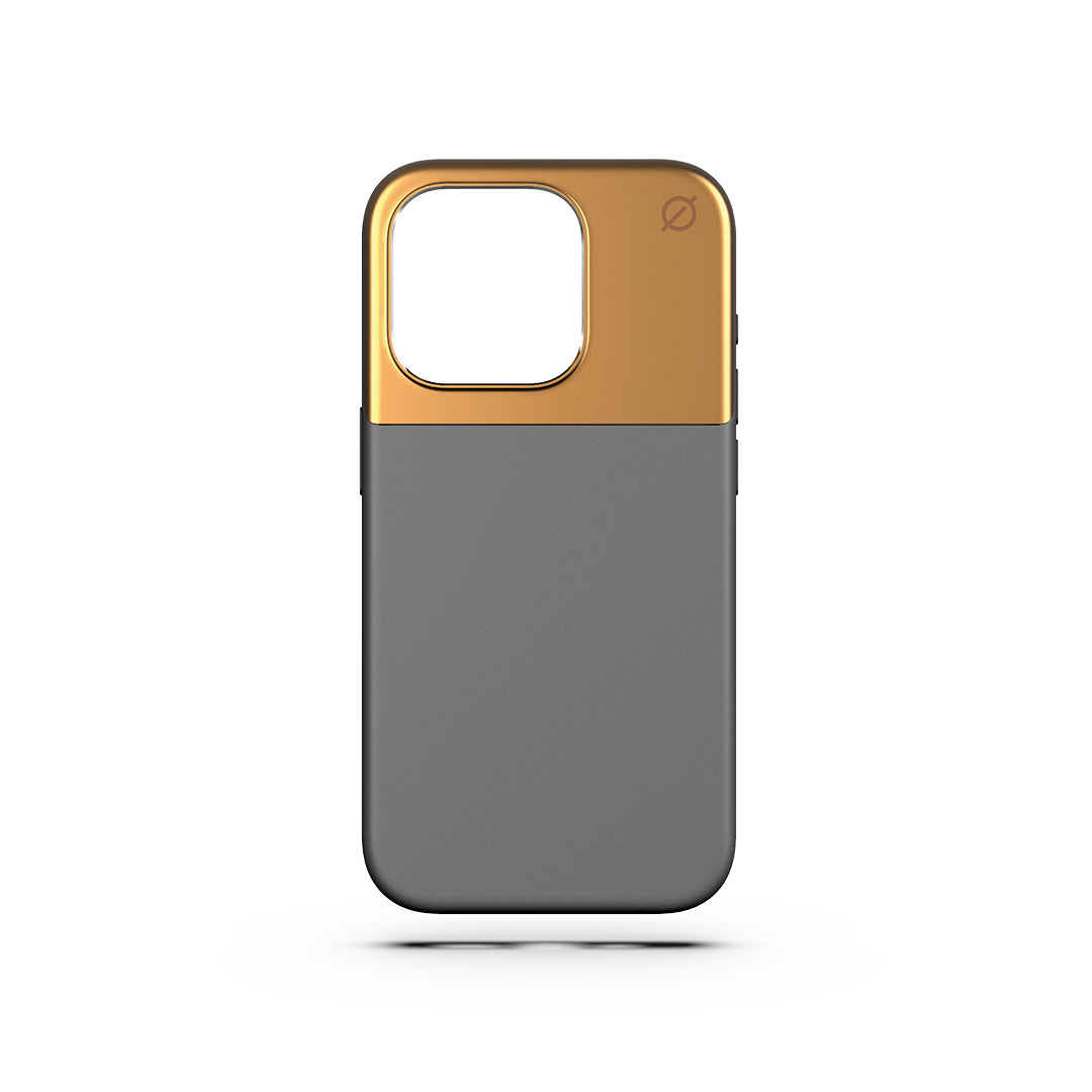 MagSafe Silicone Aluminum iPhone 15 Pro Case Eco Slim Protection Atom Studios#color_arctic-grey