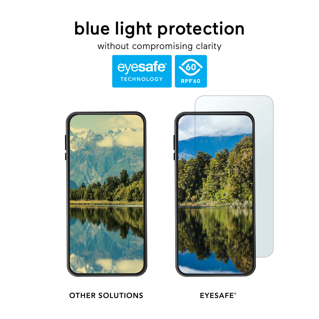 Apple iPhone 16 Pro Glass Blue Light Screen Protector powered by EyeSafe (compatible with iPhone 15 Pro)