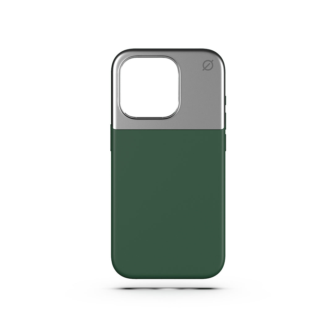 MagSafe Silicone Aluminum iPhone 15 Pro Case Eco Slim Protection Atom Studios#color_atom-green