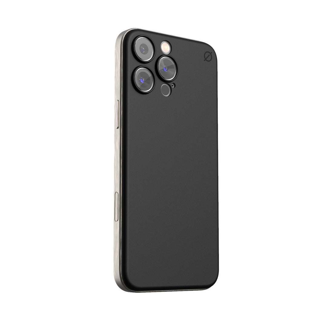 iPhone 16 Pro Max Soft Snap Case powered by Alara, EMF Protection Atom Studios#color_carbon-black