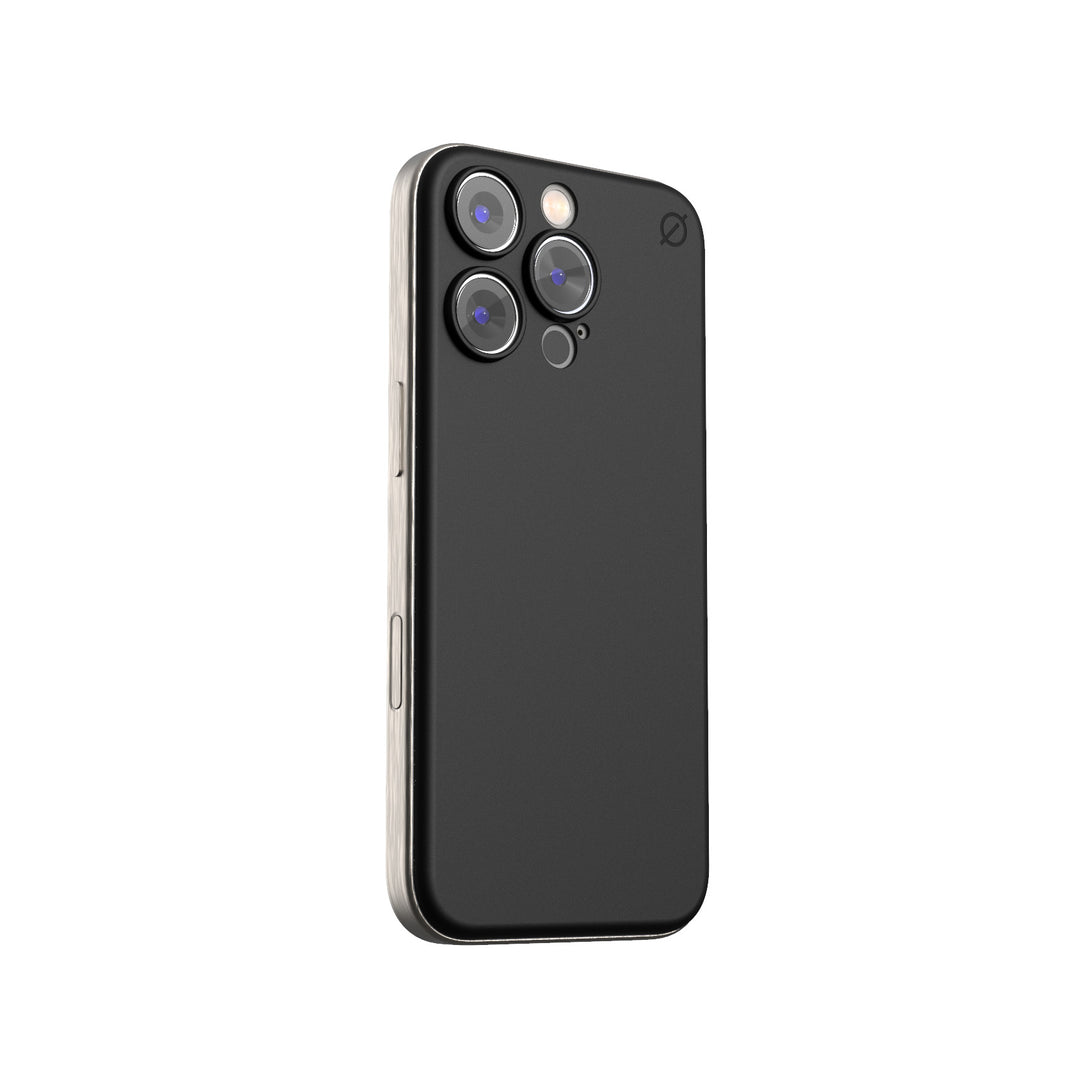 iPhone 16 Pro Soft Snap Case powered by Alara, EMF Protection Atom Studios#color_carbon-black