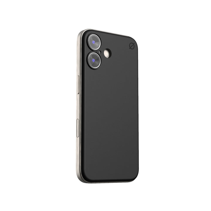 iPhone 16 Soft Snap Case powered by Alara, EMF Protection Atom Studios#color_carbon-black