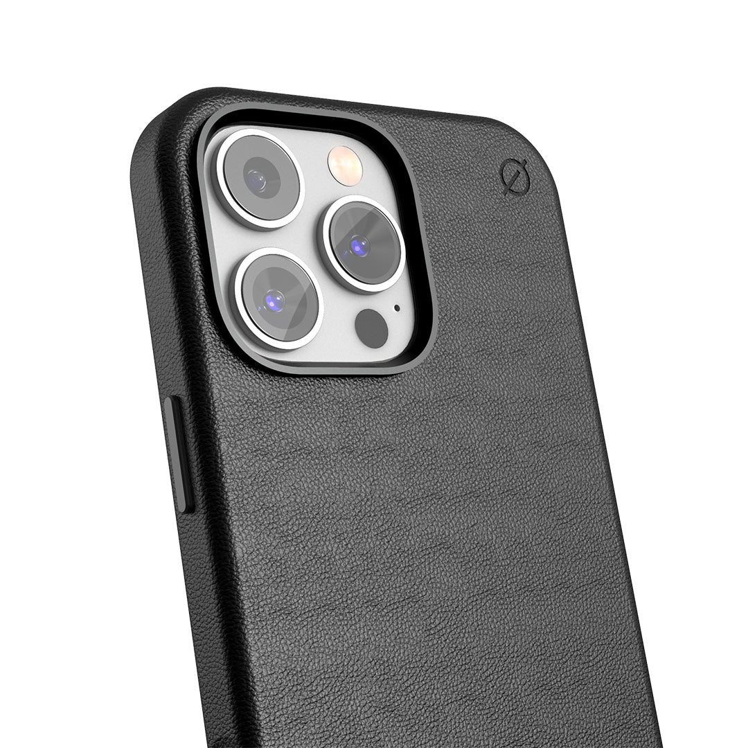 MagSafe Eco Agave cactus leather iPhone 16 Pro Max Case Slim Protection Atom Studios#color_carbon-black