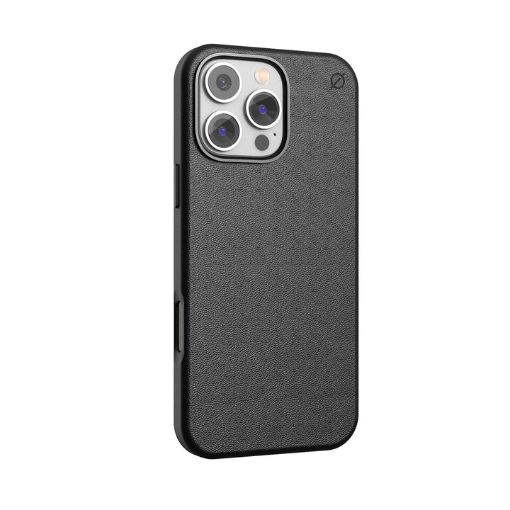 MagSafe Eco Agave cactus leather iPhone 16 Pro Max Case Slim Protection Atom Studios#color_carbon-black