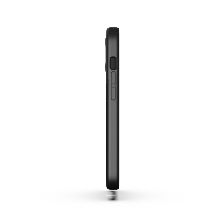 MagSafe Silicone Aluminum iPhone 15 Case Eco Slim Protection Atom Studios#color_carbon-black
