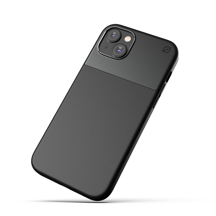 MagSafe Silicone Aluminum iPhone 15 Plus Case Eco Slim Protection Atom Studios#color_carbon-black