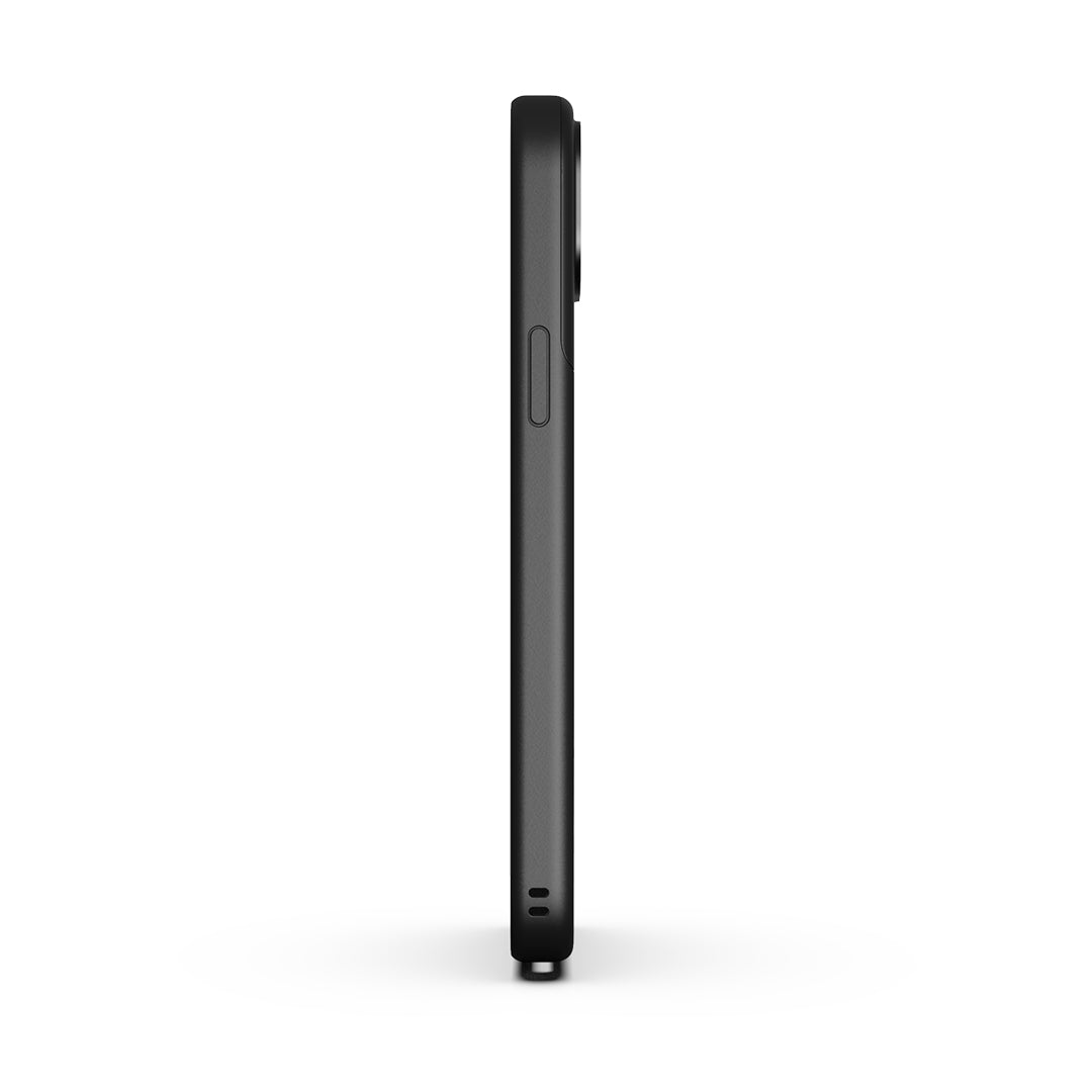 MagSafe Silicone Aluminum iPhone 15 Plus Case Eco Slim Protection Atom Studios#color_carbon-black