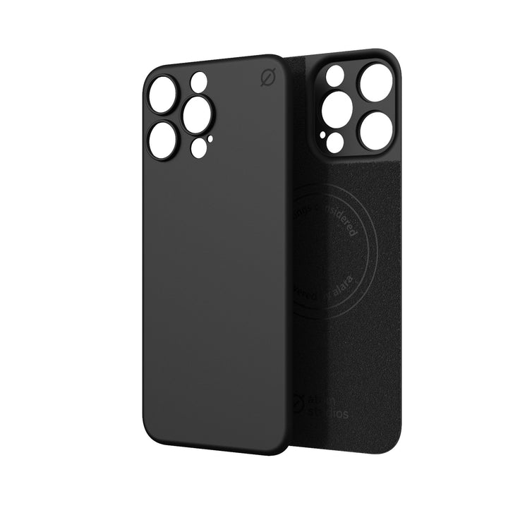 iPhone 16 Pro Max Soft Snap Case Slim Protection Atom Studios#color_carbon-black