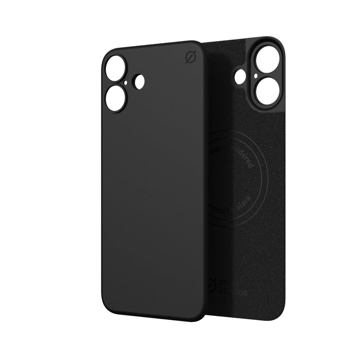 iPhone 16 Plus Soft Snap Case Slim Protection Atom Studios#color_carbon-black