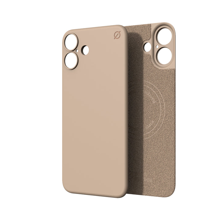 iPhone 16 Plus MagSafe Soft Snap Case Slim Protection Atom Studios#color_stone-beige