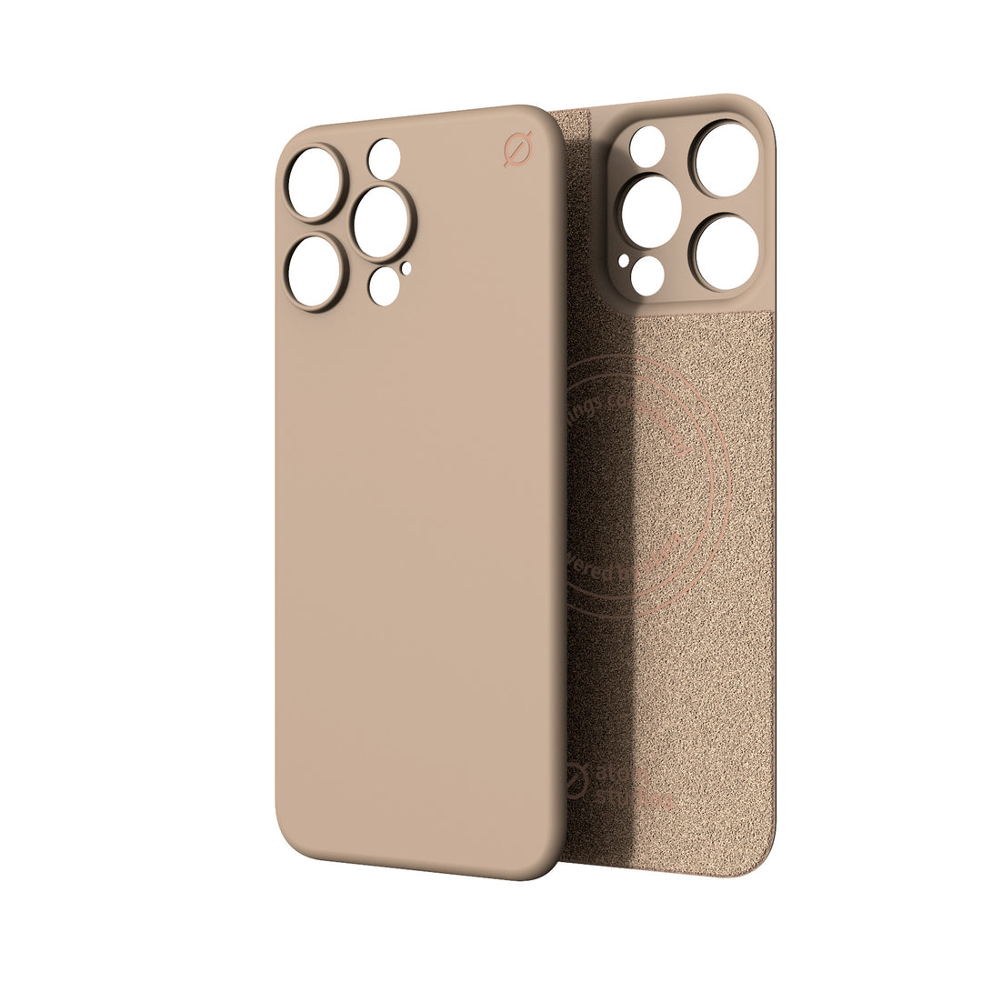 iPhone 16 Pro Max MagSafe Soft Snap Case Slim Protection Atom Studios#color_stone-beige