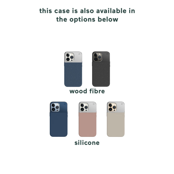 MagSafe Silicone Aluminium iPhone 13 Pro Case Eco Slim Protection Atom Studios#colour_ink-blue