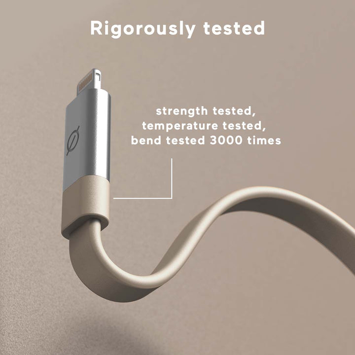 Ultra Fast Charge Lightning Cable with Weight | Atom Studios#color_bromine-calcium