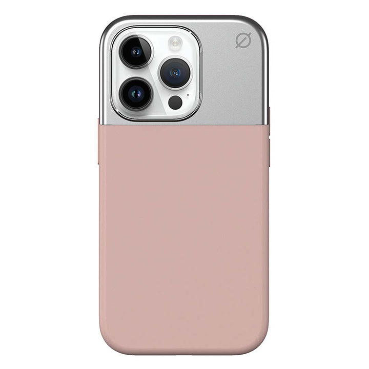 MagSafe Silicone Aluminum iPhone 14 Pro Case Eco Slim Protection Atom Studios#color_pink-clay