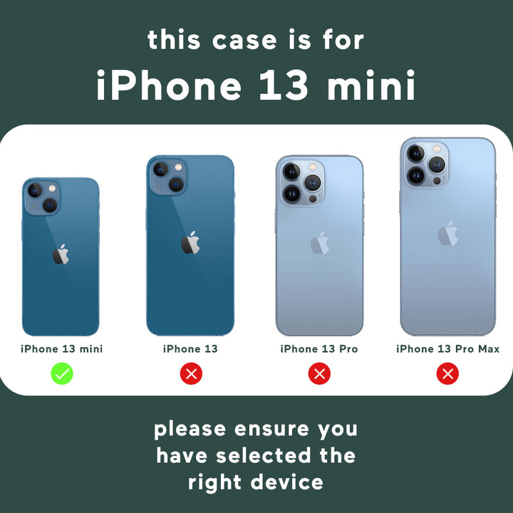 MagSafe Eco Wood Fibre and Aluminium iPhone 13 Mini Case Eco Slim Protection Atom Studios#color_carbon-black
