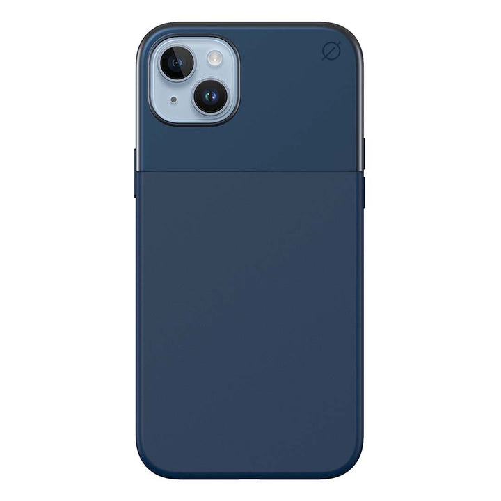 MagSafe Silicone Aluminium iPhone 14 Plus Case Eco Slim Protection Atom Studios#colour_ink-blue