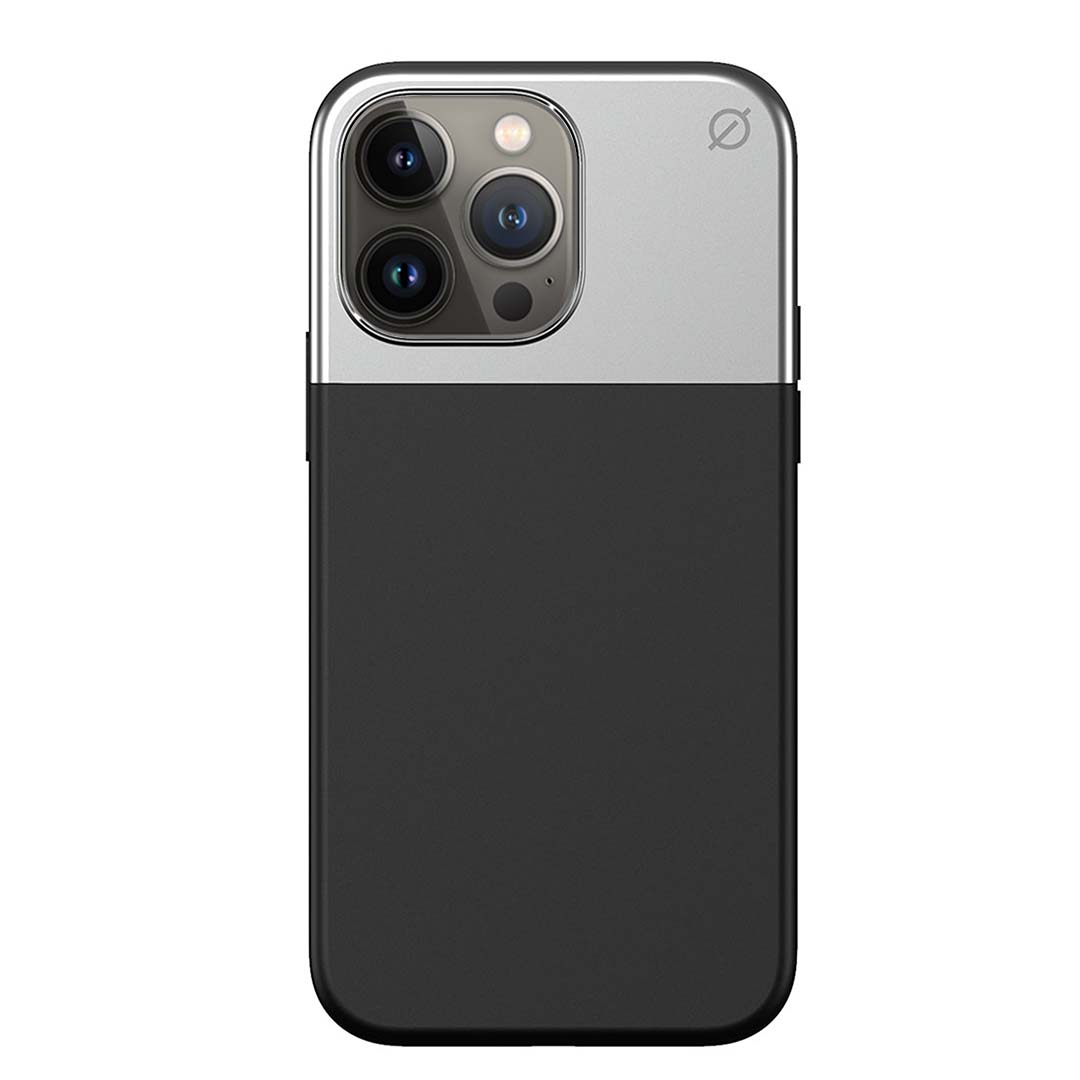 MagSafe Silicone Aluminum iPhone 14 Pro Max Case Eco Slim Protection Atom Studios#color_carbon-black