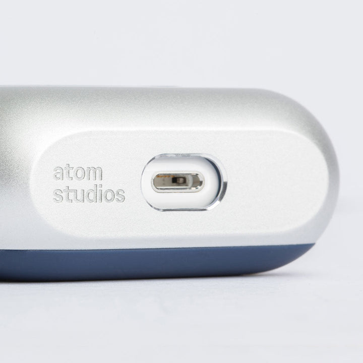 AirPods Pro Case | Premium Eco Aluminum | Atom Studios#color_silver-nitrogen